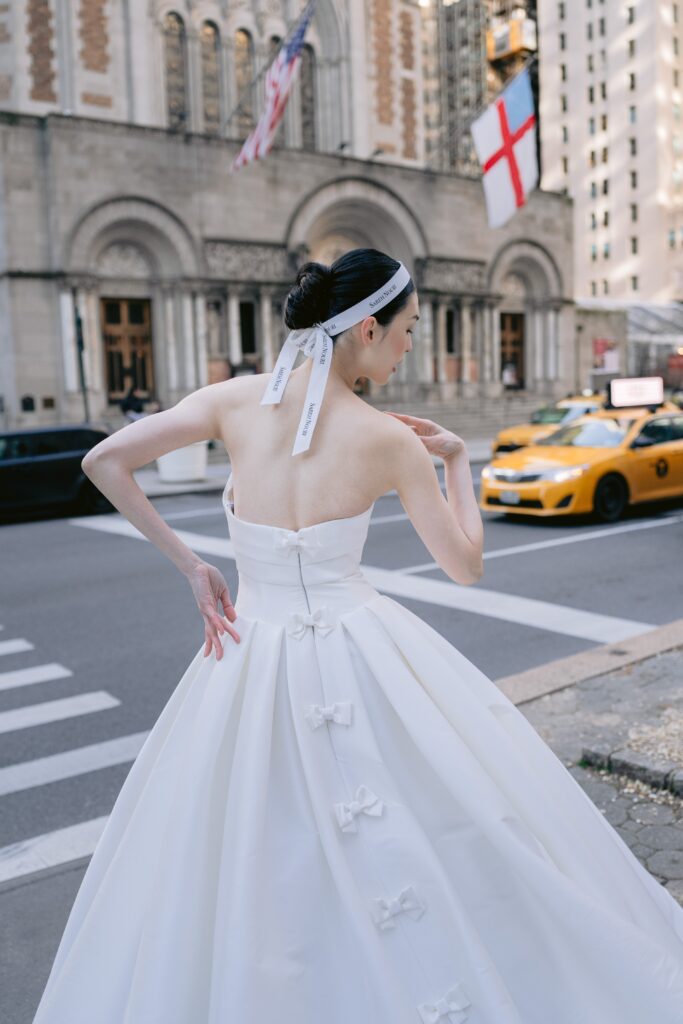 Sareh Nouri wedding dress in new york bridal fashion week